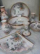 A quantity of oriental style floral patterned china.