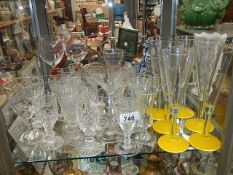 A mixed lot of drinking glasses. Collect only.