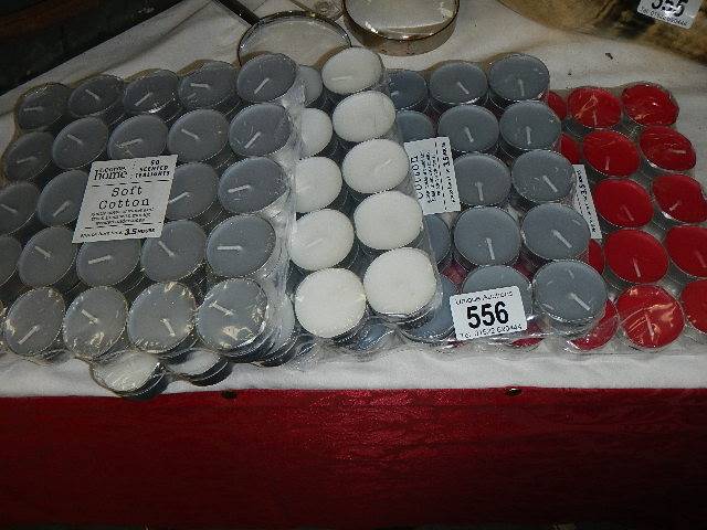 A quantity of tea lights.