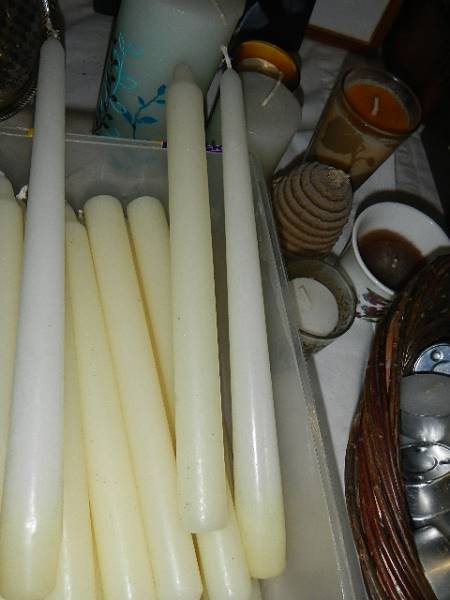 A mixed lot of assorted candles. - Image 2 of 2