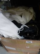 A box of hand bags, shoes etc., Collect only.