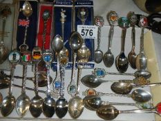 A mixed lot of souvenir spoons.