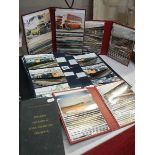 Four albums of transport related postcards/photographs.