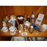 A mixed lot of miniature collectables.