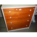 A four drawer chest.