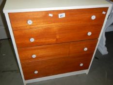 A four drawer chest.