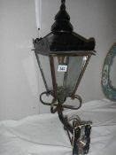 A wall mounting street lamp.