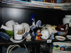 A mixed lot of ceramics including planters, piggy bank etc.