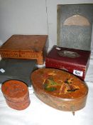 A mixed lot of boxes including jewellery.