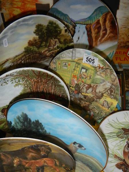 A mixed lot of collector's plates including horses and birds. - Image 2 of 4