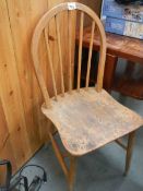 A kitchen chair.