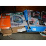 A Black and Decker jig saw etc.