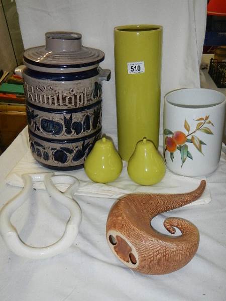 A mixed lot including Rumtoft jar, vase etc. - Image 2 of 6