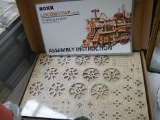 A 3D locomotive puzzle.