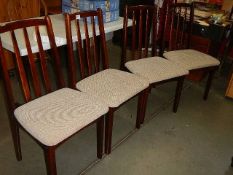 A set of four chairs.