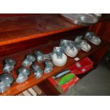 A quantity of assorted furniture/trolley casters.