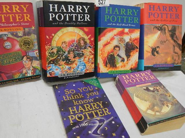 Six Harry Potter books. - Image 4 of 4