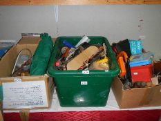 Three boxes of assorted tools. (collect only).