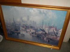 A framed and glazed Brayford scene.