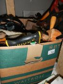 A box of assorted tools etc., (collect only).