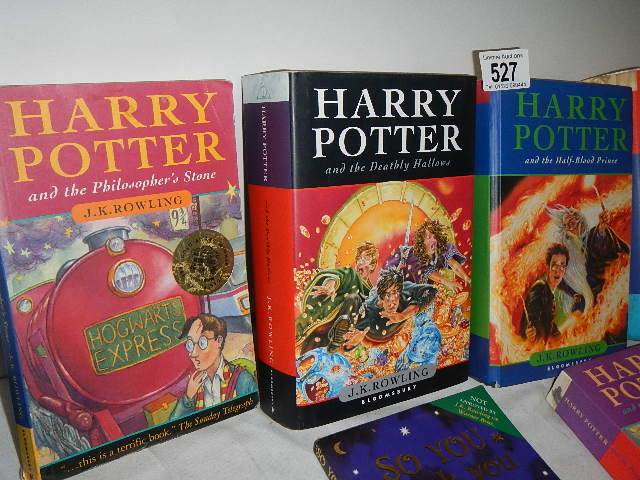 Six Harry Potter books. - Image 3 of 4