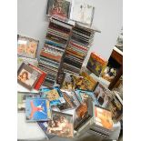 A large quantity of CD's.