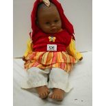 A vintage baby doll.