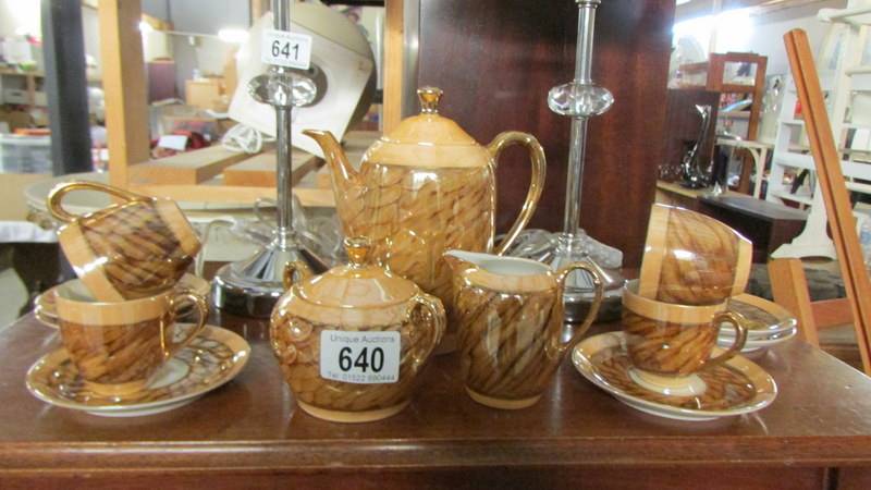 A pretty German 15 piece coffee set.