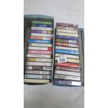 In excess of 30 cassette tapes including Patsy Cline, Foster & Allen, Irish Collections,