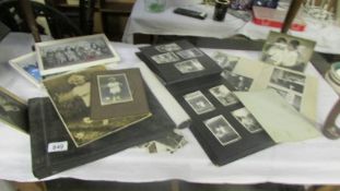 A good lot of old family photographs.