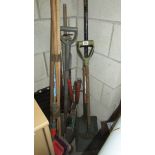 A good lot of garden tools.