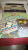 A small lot of LP Records being Beatles, John Lennon and Paul McCartney including a Lennon video.