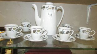 An Alfred Meakin coffee set.