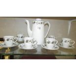 An Alfred Meakin coffee set.