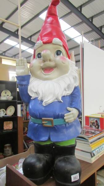 A large garden gnome.
