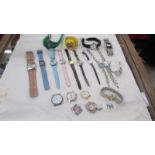 A quantity of wrist watches,