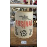 A Vintage Arsenal FC lamp shade.