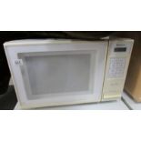 A Panasonic microwave oven.