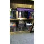 Two shelved of CD's, Sounds of the 50's, classical etc., includes Enya 'Only Time The Collection.