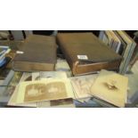 Two Victorian/Edwardian photograph albums in a/f condition,