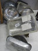 A selection of used classic car headlamps suitable for Mini,