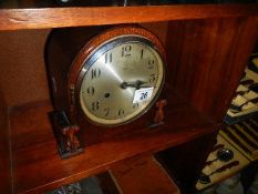 An Enfield mantel clock in working order with pendulum