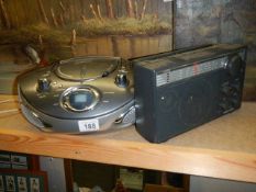An Ices Cd radio and Morphy Richards radio