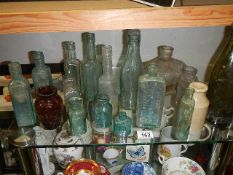 A quantity of vintage bottles