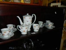 15 piece 'RC' china coffee set