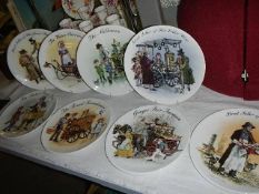 Eight Wedgwood John Finnie 'Street Sellers of London collectors plates (boxed)