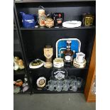 A quantity of breweriana including jugs, ashtrays, pint pots,