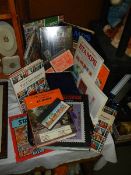 A good selection of stamp collecting books etc