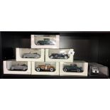 6 boxed 1/32 scale diecast model cars incluDing Mercedes Cadillac etc by Chinese maker and an