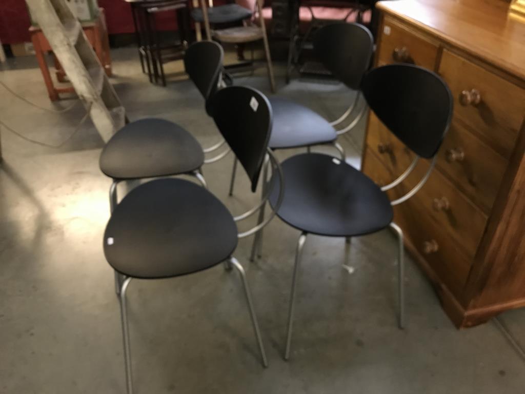 Four retro style chairs. - Image 2 of 3